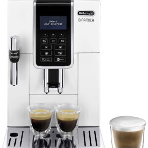 DE LONGHI - De'Longhi DINAMICA ECAM350.35.W - Automatische Kaffeemaschine mit Milchaufschäumer