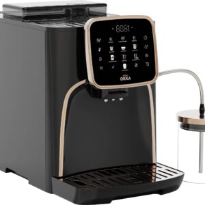 arzum OK0028-0400 Kaffeemaschine Bronze mit Milchbehälter