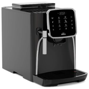 arzum OK0030-0500 Kaffeemaschine Chrom mit Milchaufschäumdüse