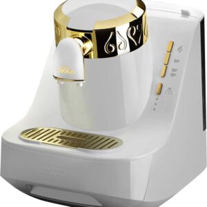 arzum OK008-W Mokka-Kaffeemaschine Gold, Weiß Fassungsvermögen Tassen=2