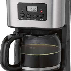 Clatronic ES 3643 Espressomaschine mit Siebträger Schwarz, Edelstahl 850 W mit Tassenwärmer, mit Milchaufschäumdüse